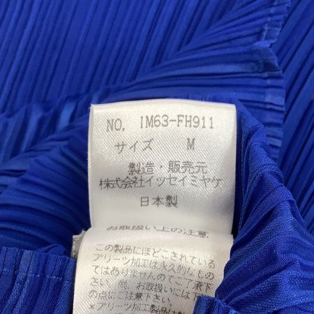  ISSEY MIYAKE イッセイミヤケ プリーツ ワンピース SIZE M ストライプ PLEATS IM63-FH911 ブルー