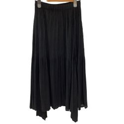 ISSEY MIYAKE WHITE LABEL イッセイミヤケ 変形 消しプリーツ スカート SIZE 2 IM42FG220 ブラック Bランク