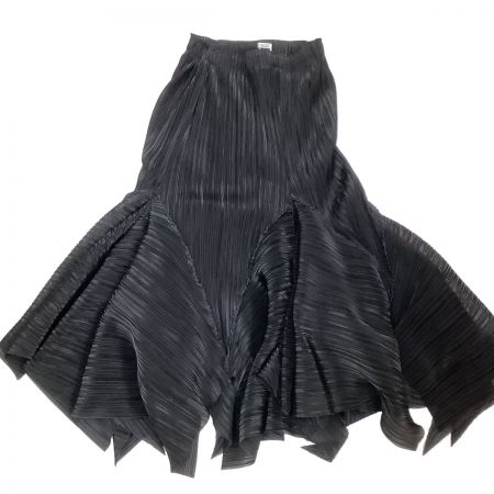  ISSEY MIYAKE FETE イッセイミヤケ 変形 プリーツ スカート 希少 SIZE 3 IF72FG704 ブラック