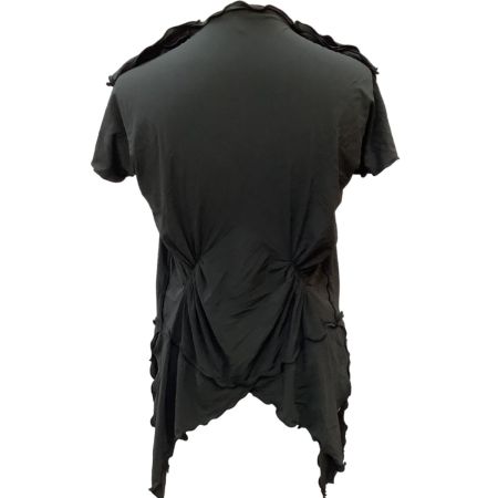 ISSEY MIYAKE HaaT イッセイミヤケ 変形 カットソー　SIZE 2 HA41FJ552 ブラック