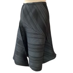ISSEY MIYAKE イッセイミヤケ 変形 プリーツ スカート SIZE 2 IM93FG709 グレー Bランク
