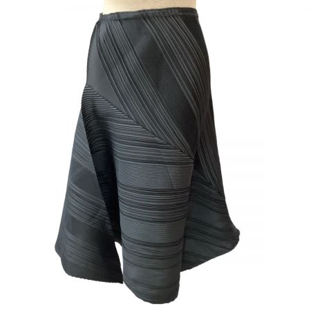  ISSEY MIYAKE イッセイミヤケ 変形 プリーツ スカート SIZE 2 IM93FG709 グレー