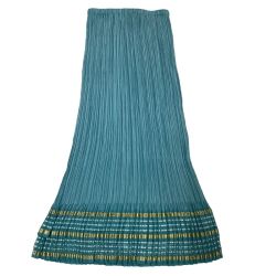 ISSEY MIYAKE イッセイミヤケ 変形 プリーツ ラメ SIZE 2 IM12FG910 エメラルドグリーン Bランク