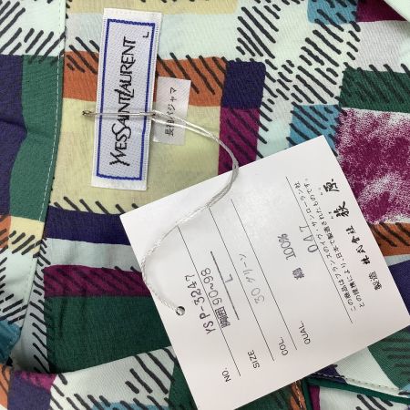  Yves Saint Laurent イブサンローラン タグ付き 未使用 メンズ パジャマ ルームウェア SIZE L