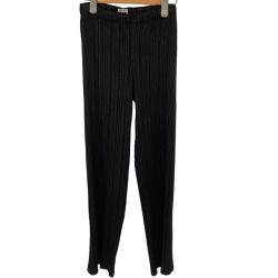 ISSEY MIYAKE FETE イッセイミヤケ プリーツ パンツ SIZE 2 IF84FF717 ブラック Bランク