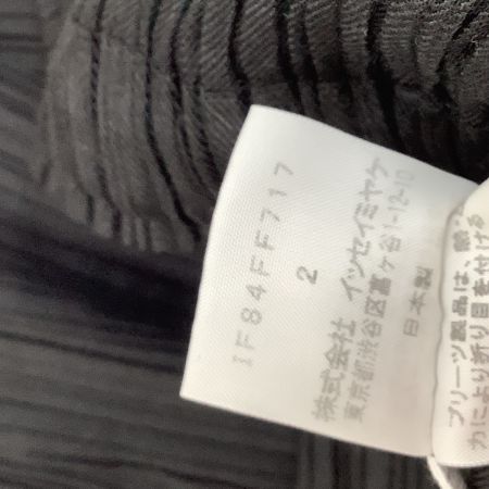 ISSEY MIYAKE FETE イッセイミヤケ プリーツ パンツ SIZE 2 IF84FF717 ブラック