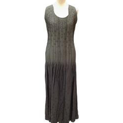 ISSEY MIYAKE FETE イッセイミヤケ 変形 プリーツ ワンピース SIZE 2 IF62FH201 グレー Bランク