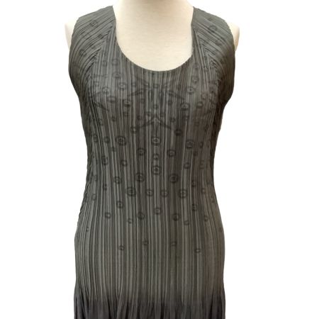 ISSEY MIYAKE FETE イッセイミヤケ 変形 プリーツ ワンピース SIZE 2 IF62FH201 グレー