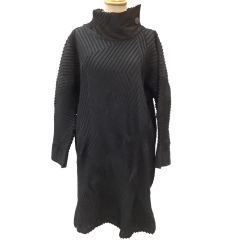 ISSEY MIYAKE イッセイミヤケ 変形 プリーツ ワンピース  SIZE 2 IM84FH517 ブラック Bランク