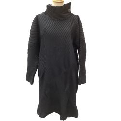 ISSEY MIYAKE イッセイミヤケ 変形 プリーツ ワンピース  SIZE 2 IM84FH517 ブラック Bランク