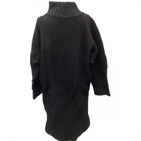  ISSEY MIYAKE イッセイミヤケ 変形 プリーツ ワンピース  SIZE 2 IM84FH517 ブラック