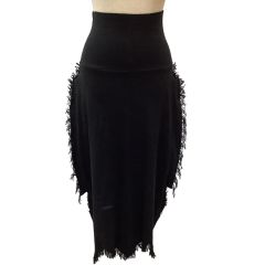 ISSEY MIYAKE FETE A.POC イッセイミヤケ 変形 希少 スカート SIZE 2 IF74KG510 ブラック Bランク