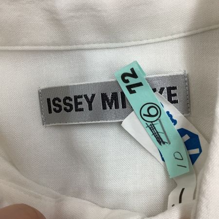 ISSEY MIYAKE イッセイミヤケ レーヨン 半袖シャツ SIZE 2 IM41FJ504 ホワイト