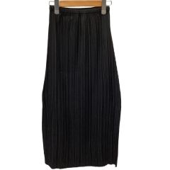 ISSEY MIYAKE FETE A.POC イッセイミヤケ プリーツ スカート　SIZE 2 IF64FG742 ブラック Bランク