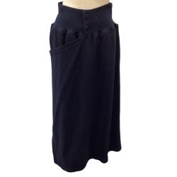 ♪♪ ISSEY MIYAKE イッセイミヤケ I.S,  アイエス 巻きスカート SIZE S RY51409 ネイビー Bランク
