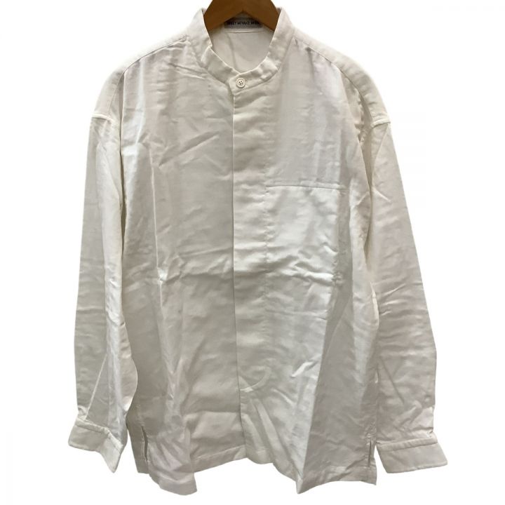 ISSEY MIYAKE イッセイミヤケ メンズ スタンドカラー シャツ SIZE XL ME93-FJ514  ホワイト｜中古｜なんでもリサイクルビッグバン