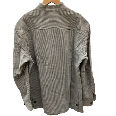  ISSEY MIYAKE イッセイミヤケ メンズ スタンドカラージャケット SIZE L ME81-FD145 グレー