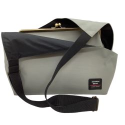 ♪♪ ayanokoji sarei あやの小路 がま口 ショルダーバッグ グリーン Bランク