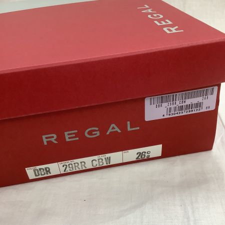  REGAL リーガル メンズ ショートブブーツ サイドゴアブーツ SIZE 26cm ブラウン