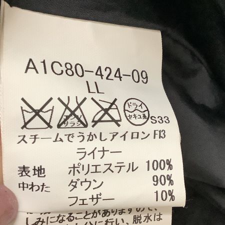 BURBERRY LONDON バーバリーロンドン メンズ ダウンジャケット ダウンコート ダウン90％ SIZE LL ブラック