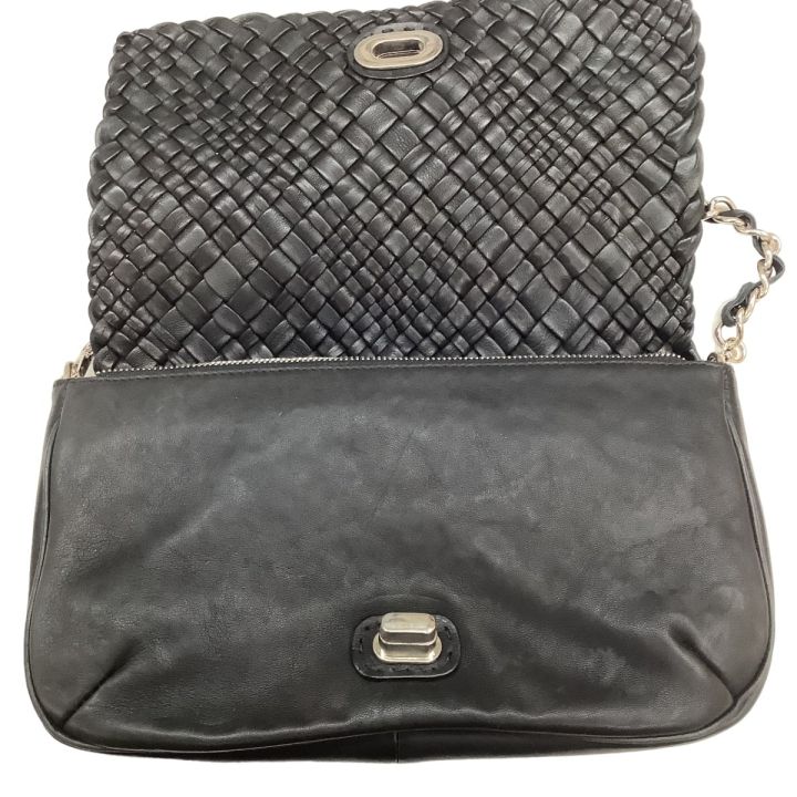 FALORNI ファロルニ　ミニショルダー ファロルニ FALORNI イントレチャートミニバッグ （ブラック