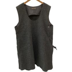 Y's ワイズ レディース Vintage　初期タグ ノースリーブワンピース   グレー Bランク