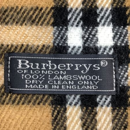  Burberrys バーバリーズ マフラー ウール100％ チェック ベージュ