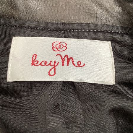 kay me ケイミー レディース ジャケット SIZE ７号 カーキ×ブラック