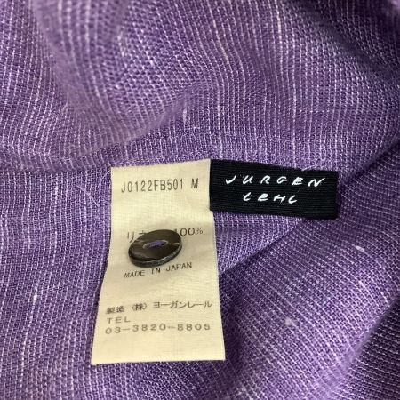  JURGEN LEHL ヨーガンレール レディース セットアップ ジャケット スカート SIZE M パープル