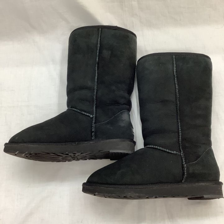 UGG アグ レディース ロング ムートンブーツ SIZE 25cm F10010D ブラック｜中古｜なんでもリサイクルビッグバン