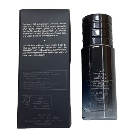  Dior ディオール 香水 ソヴァージュ30m オードゥ トワレ