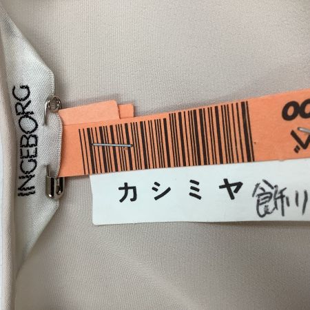 INGEBORG インゲボルグ レディース ブラウス シャツ　リボン ピコフリル レース アイボリー