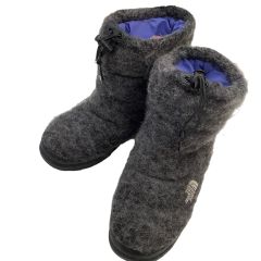 THE NORTH FACE ザノースフェイス ヌプシ ウール ブーツ SIZE 24cm NFW51583 グレー Bランク