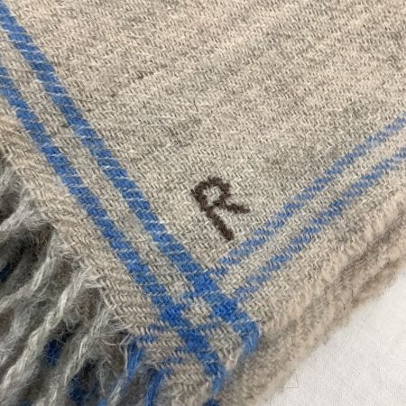  45rpm 45アールピーエム マフラー  水色×グレー