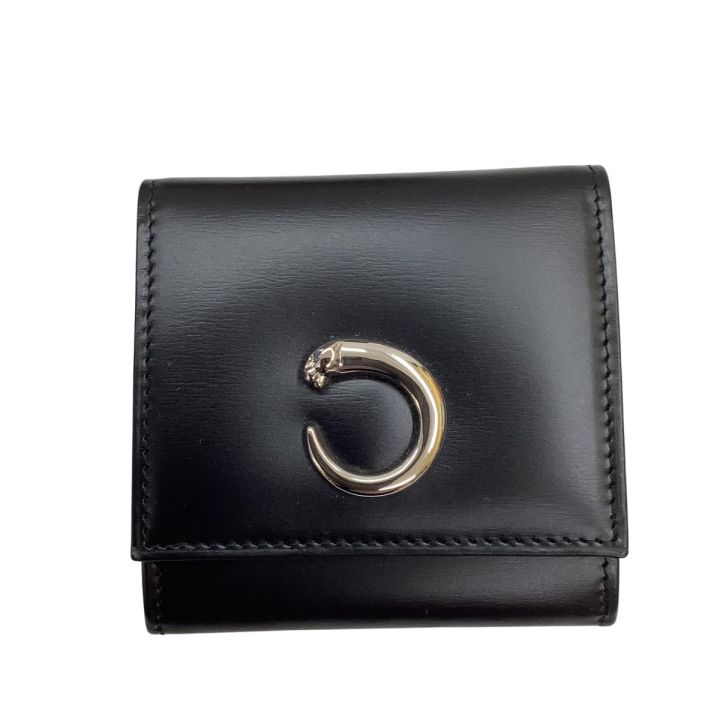 Cartier パンテール ケース 小銭入れ レザー 黒 ブラック Cartier パンテール コインケース 小銭入れ レザー 黒 ブラック
