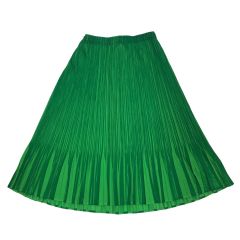 ISSEY MIYAKE イッセイミヤケ PLEATS PLEASE スカート SIZE 3 PP23-JG643 グリーン Bランク