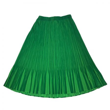  ISSEY MIYAKE イッセイミヤケ PLEATS PLEASE スカート SIZE 3 PP23-JG643 グリーン