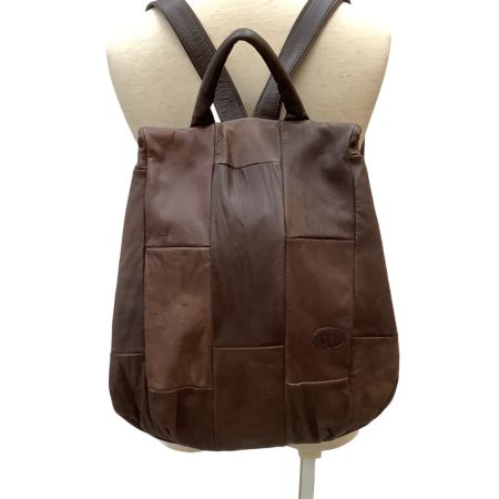 IBIZA イビサ レディース バッグ リュック レザー ダークブラウン