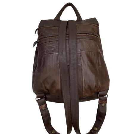 IBIZA イビサ レディース バッグ リュック レザー ダークブラウン