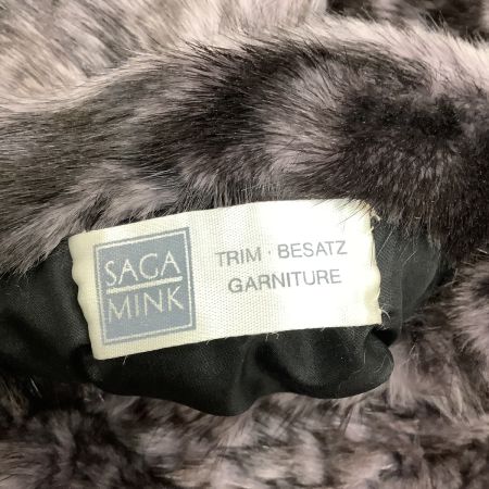 SAGA MINK サガミンク 高級 毛皮 コート  グレー