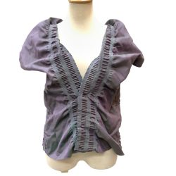 ISSEY MIYAKE HaaT イッセイミヤケ 変形 ベスト SIZE 2 HA31FE566 パープル Bランク