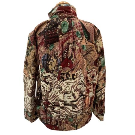 ISSEY MIYAKE イッセイミヤケ 激レア ゴブラン織り ジャケット コート SIZE 2 IM73FD502 ブラウン系