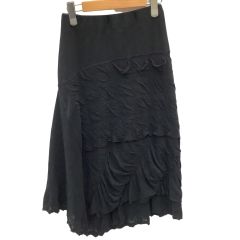 ISSEY MIYAKE HeaRT HaaT イッセイミヤケ スカート SIZE 2 HA51JG215 ブラック Bランク