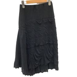 ISSEY MIYAKE HeaRT HaaT イッセイミヤケ スカート SIZE 2 HA51JG215 ブラック Bランク