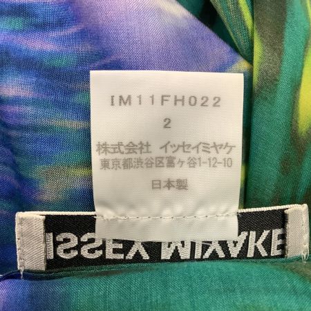 ISSEY MIYAKE イッセイミヤケ 変形 ノースリーブカットソー  ワンピース 総柄 SIZE 2 IM11FH022