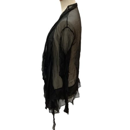ISSEY MIYAKE HeaRT HaaT イッセイミヤケ  カーディガン シースルー SIZE 2 HA53FJ545 ブラック
