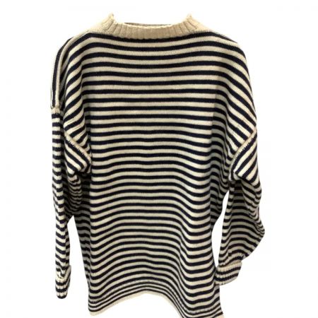  Le Tricoteur ルトリコチュール レディース ボーダー ニット SIZE 48 ベージュ