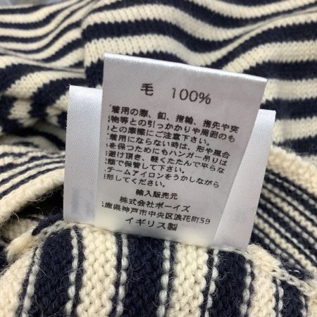  Le Tricoteur ルトリコチュール レディース ボーダー ニット SIZE 48 ベージュ