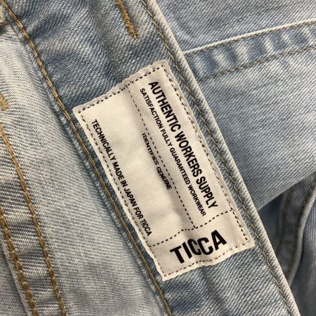  TICCA ティッカ レディース デニムパンツ SIZE 0 スカイブルー