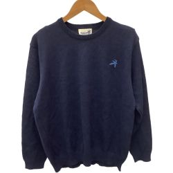 ♪♪ HAI sporting gear ISSEY MIYAKE イッセイミヤケ×ワコール メンズ サマーニット SIZE M ネイビー Bランク